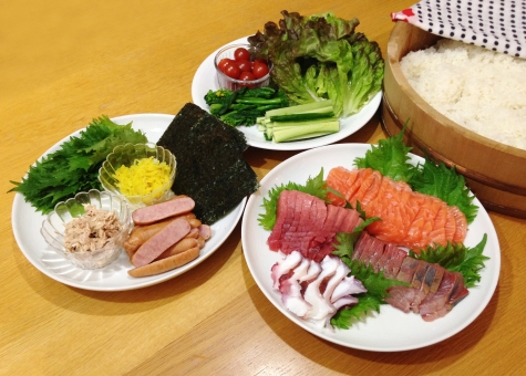 手巻き寿司 節分 鬼