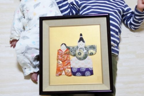 ひな祭り 0歳&3歳 てんちゃん&みーこ
